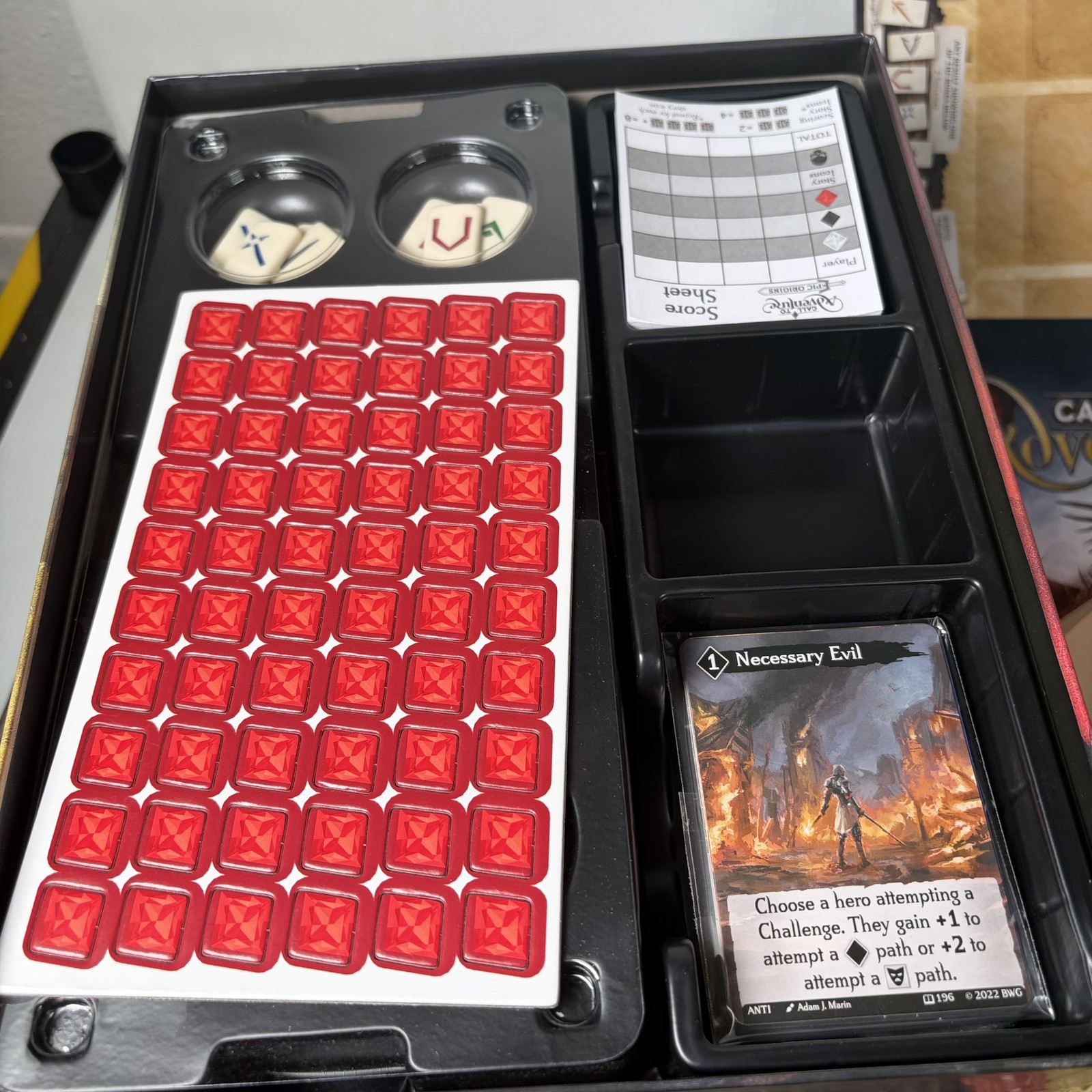 HUGE Call to Adventure Kickstarter Bundle w/ Core Game, 3 Expansions & Playmat