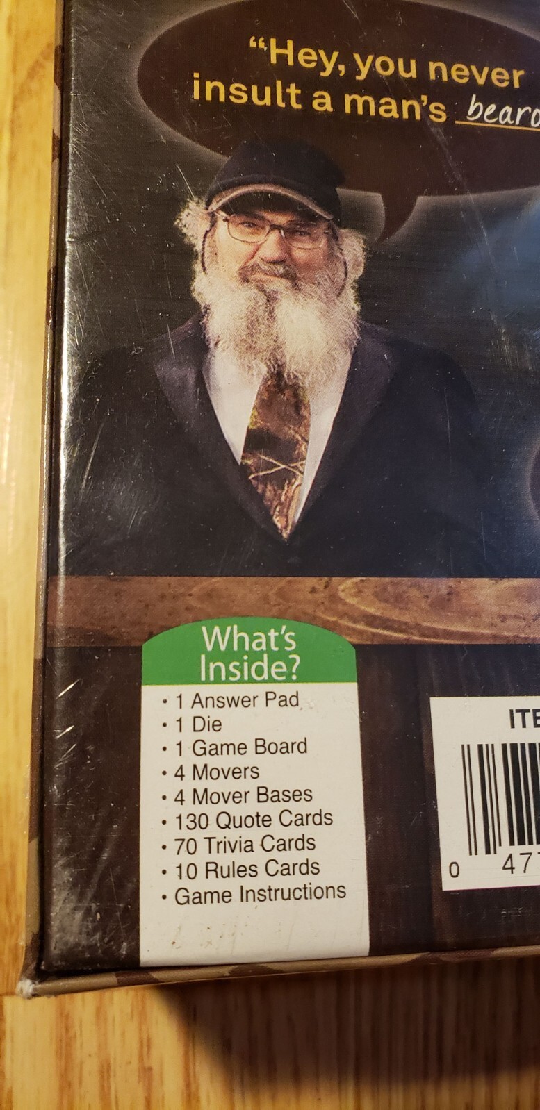 Duck Dynasty Board Game New 2 to 12 Players Redneck Wisdom Party Factory Sealed