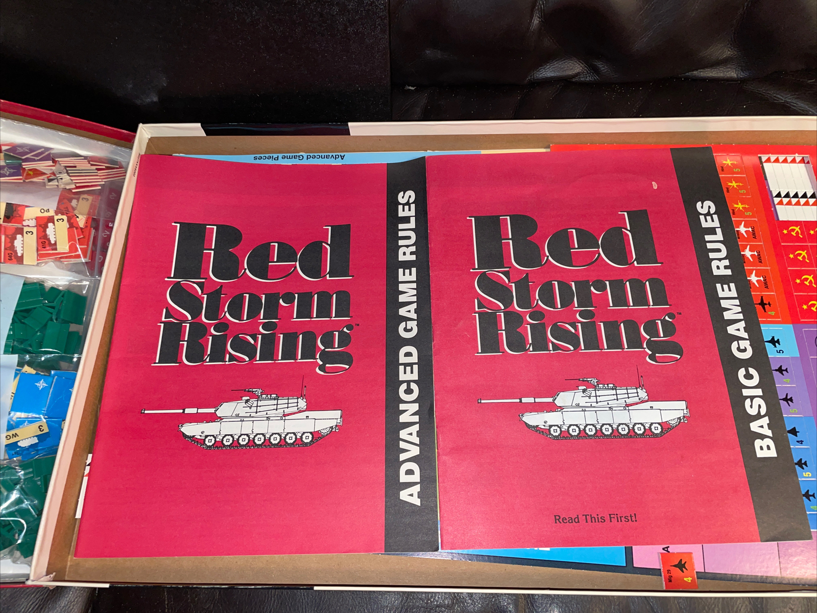 Lot of rare board games – not complete – Red Storm Rising Red October