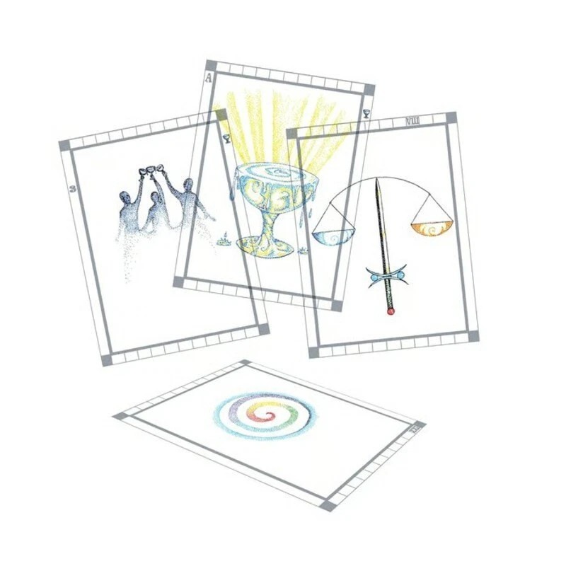 The Transparent Tarot 2nd Edition | Cards for Meditation & Spiritual Reading New