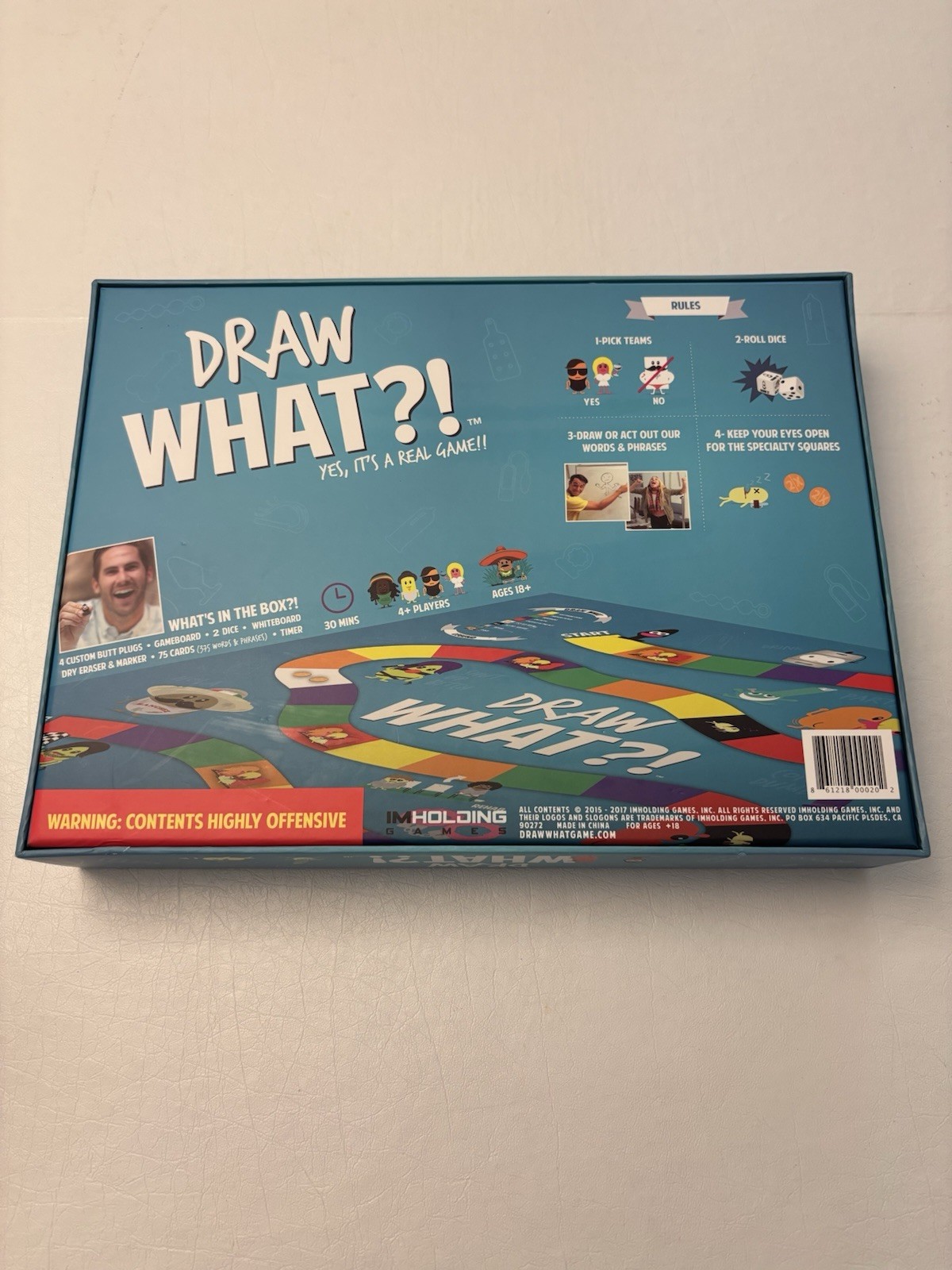 Draw What?! Adult Board Game Rare – Unplayed