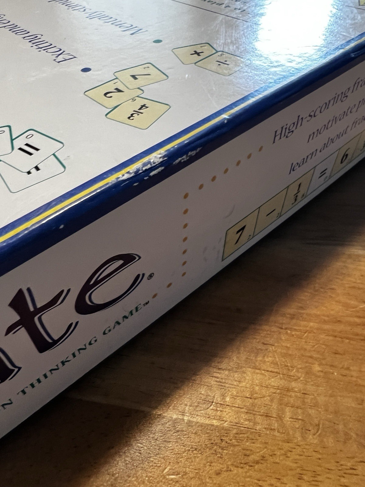 Equate Math Board Game plus Junior Set 1996 Educational Numbers School