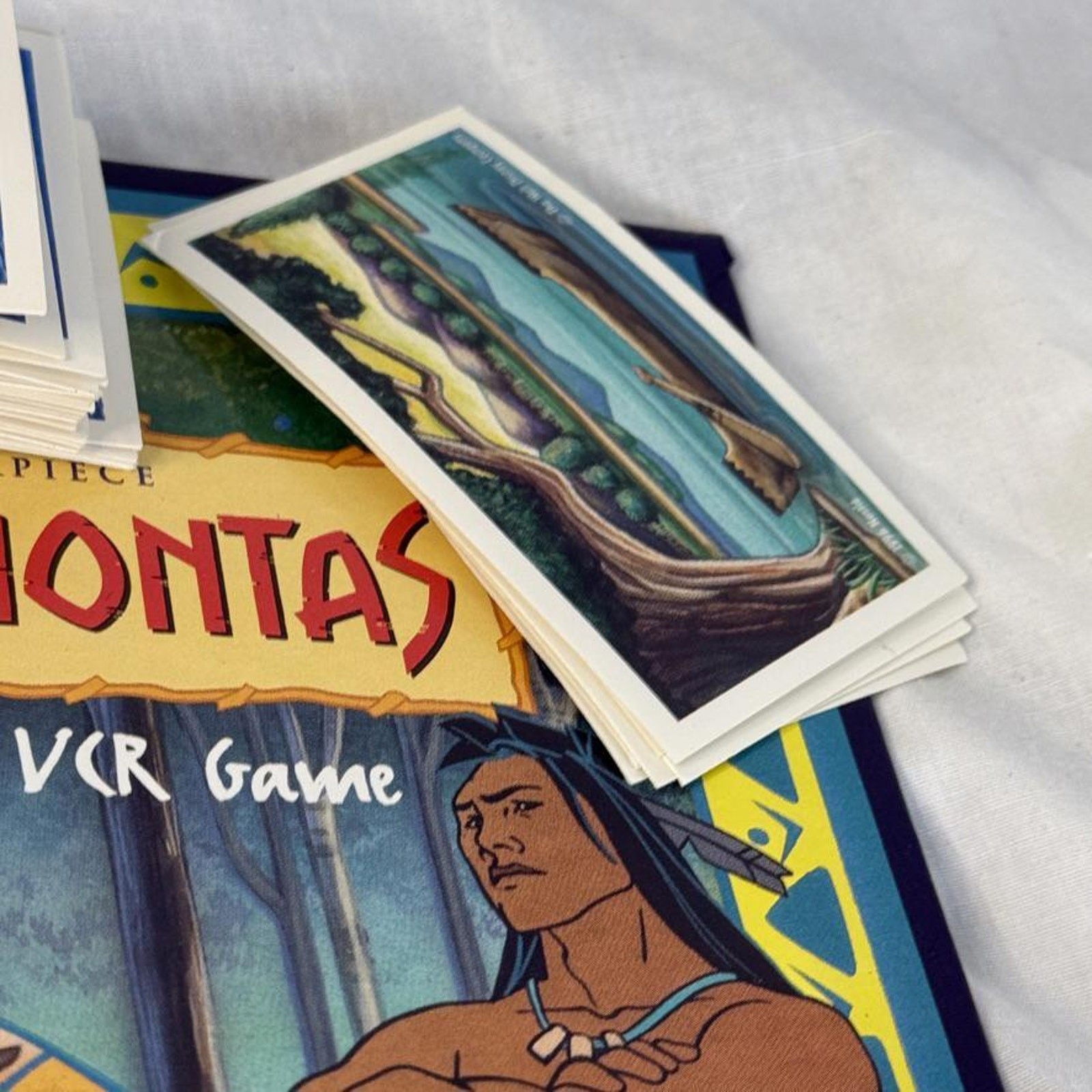 1996 Promo Disney’s Pocahontas Adventure VCR Board Game- Nestle Quik