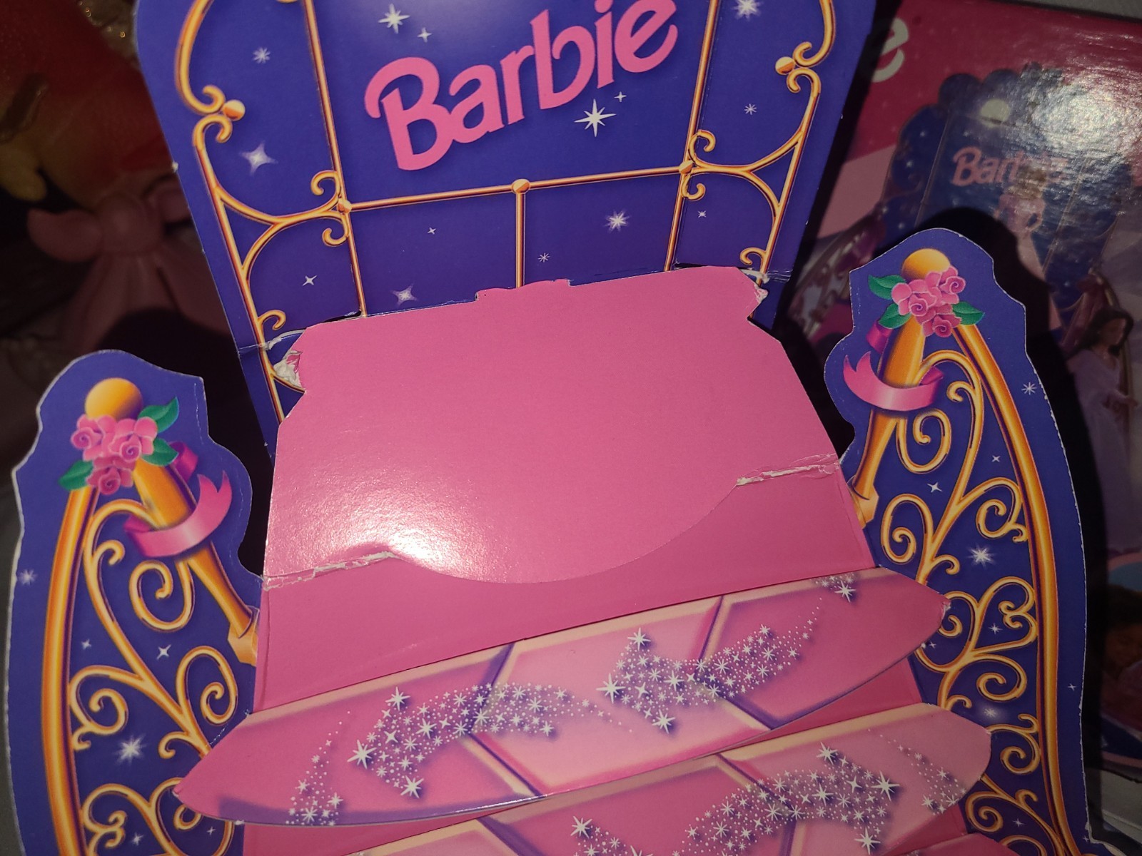 Barbie Enchanted Ball 3-D Board Game Mattel 1998 Dates Dreams Dances Complete