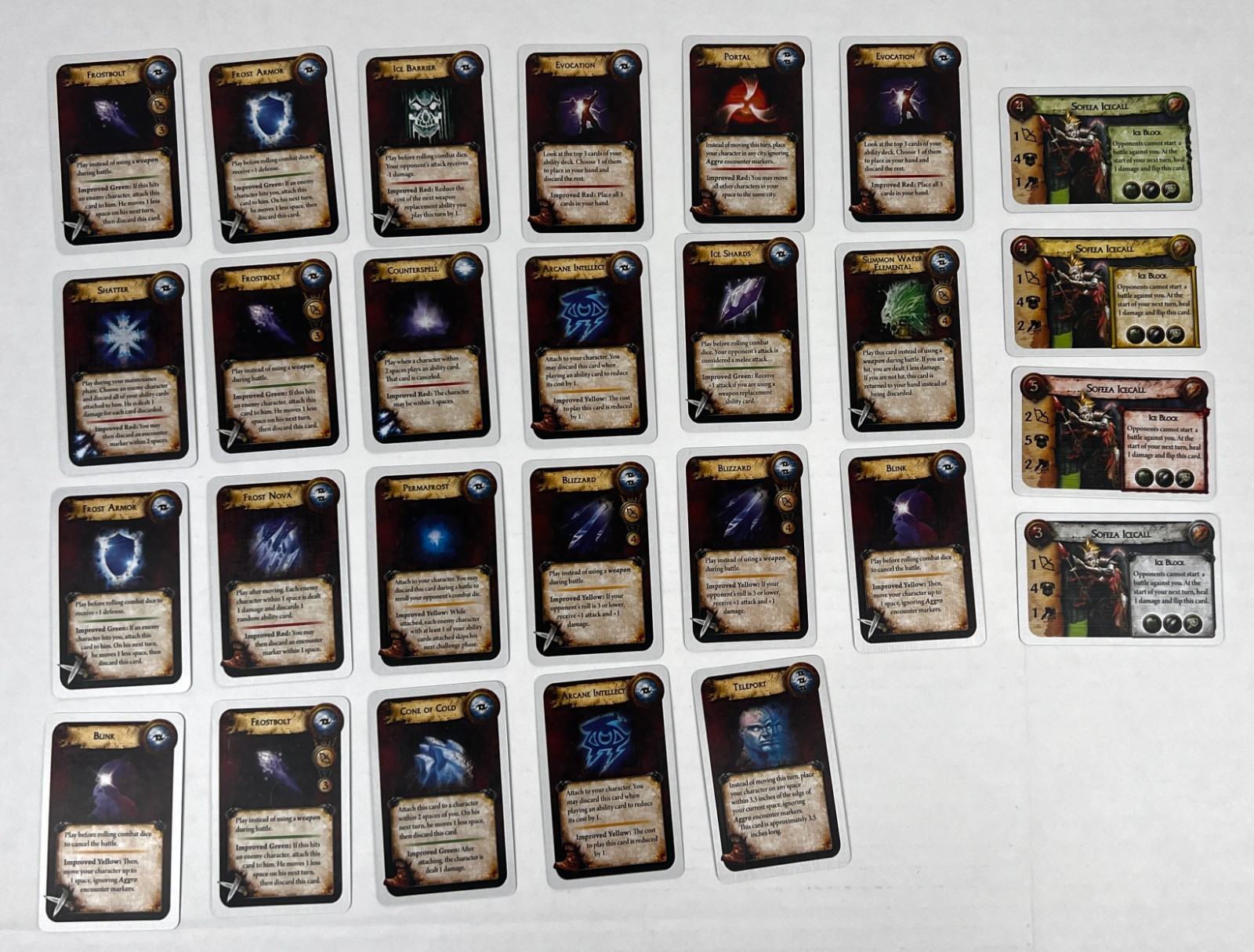 2008 World of Warcraft The Adventure Board Game Character Card Lot of 27