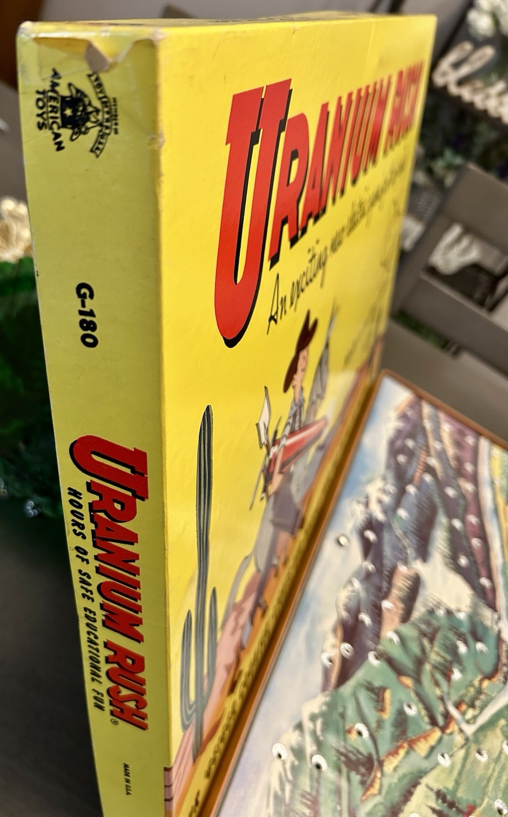 Unused Uranium Rush Board Game Rare In Any Condition!
