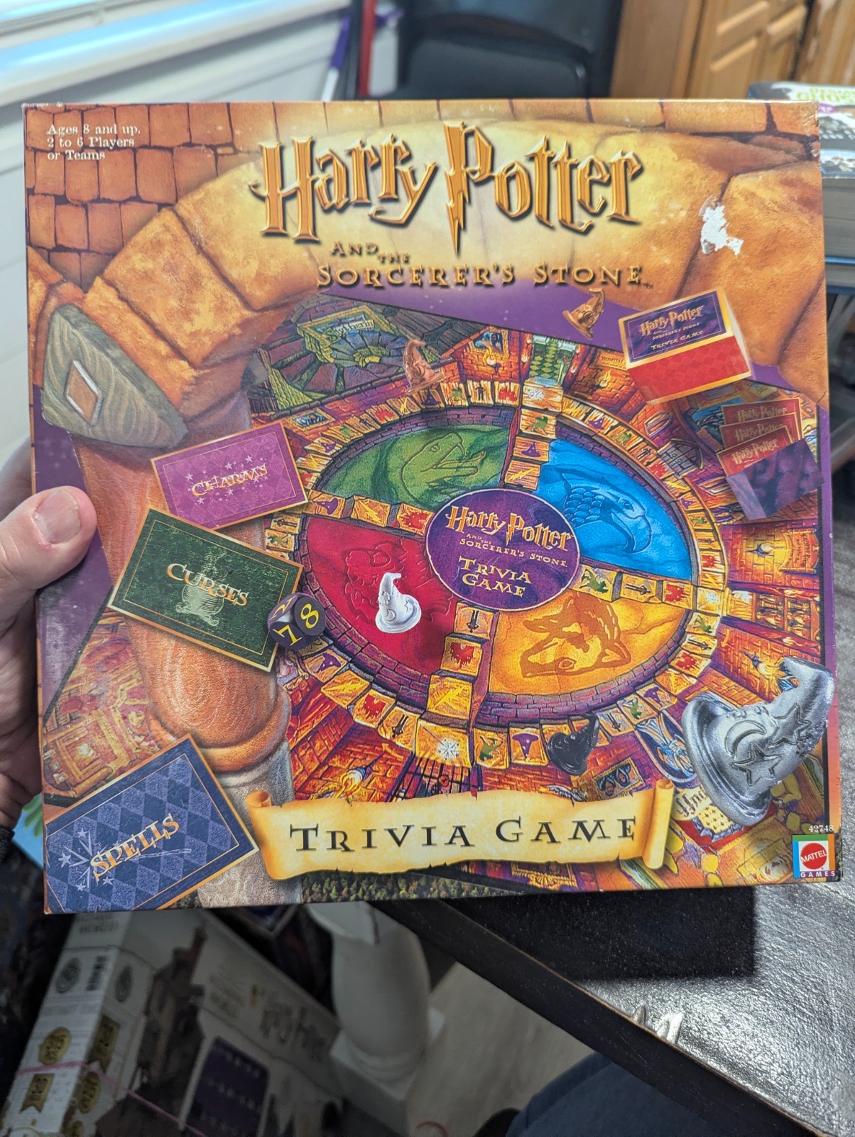 HARRY POTTER and the SORCERER’S STONE TRIVIA GAME 100% COMPLETE 2000 VINTAGE