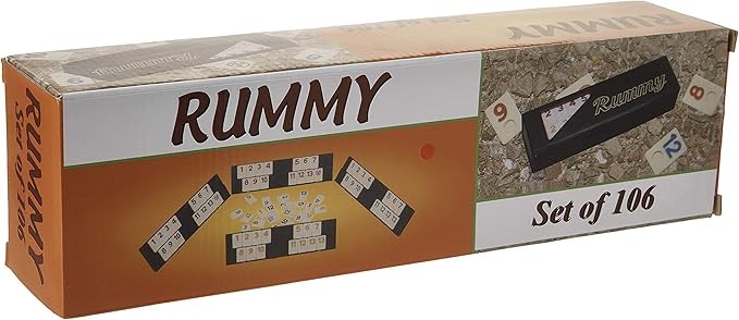 Rummy Rummikub Tile Game Set