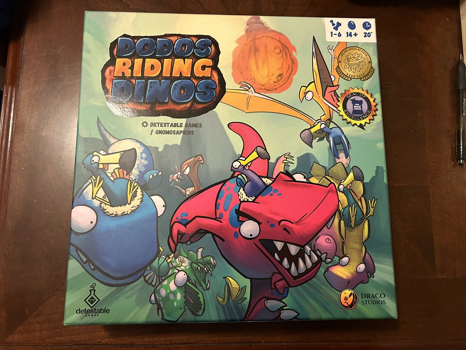 Dodos Riding Dinos – Draco & Detestable Games Kickstarter 2021 With Miniatures