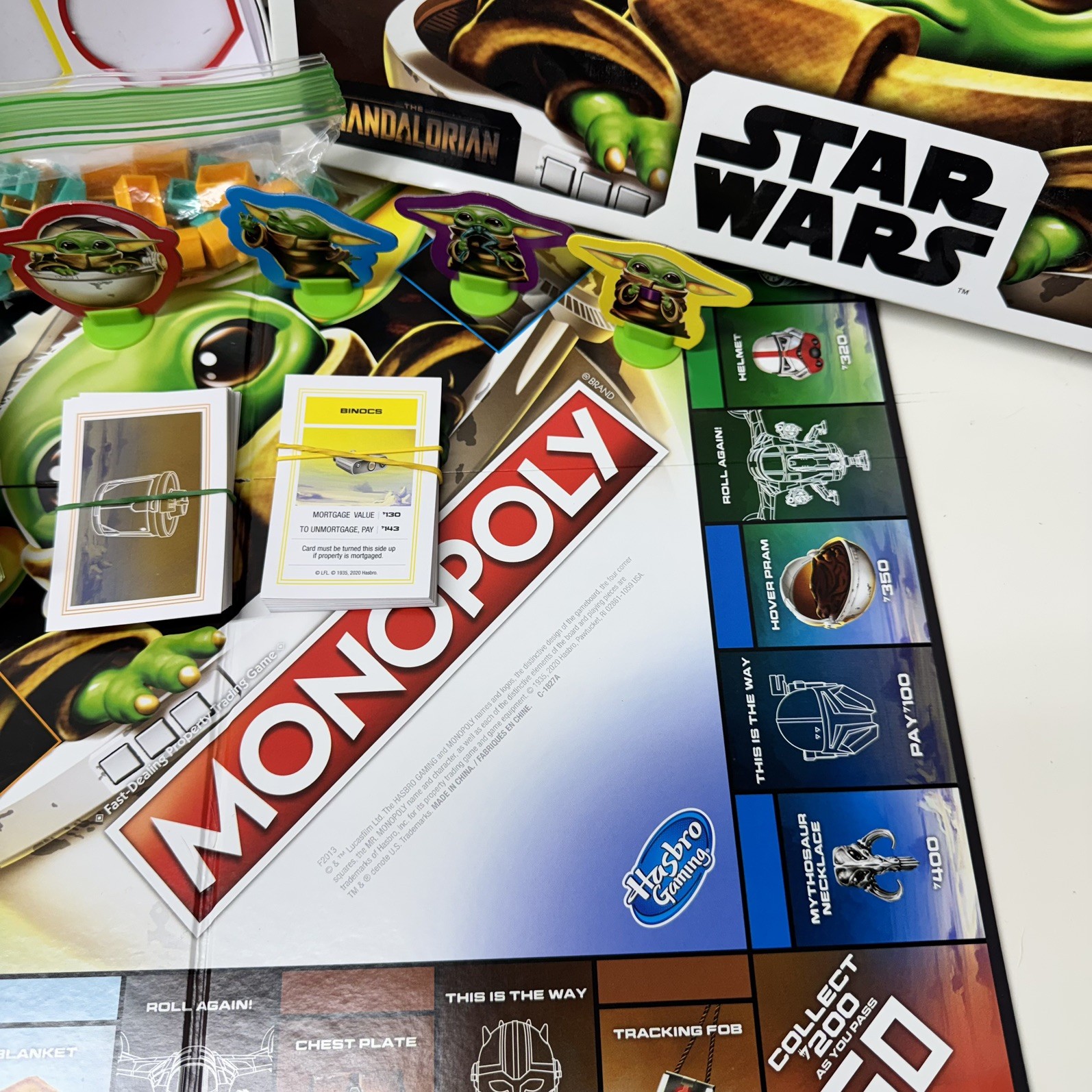 MONOPOLY STAR WARS THE MANDALORIAN THE CHILD EDITION GROGU / HASBRO 2020