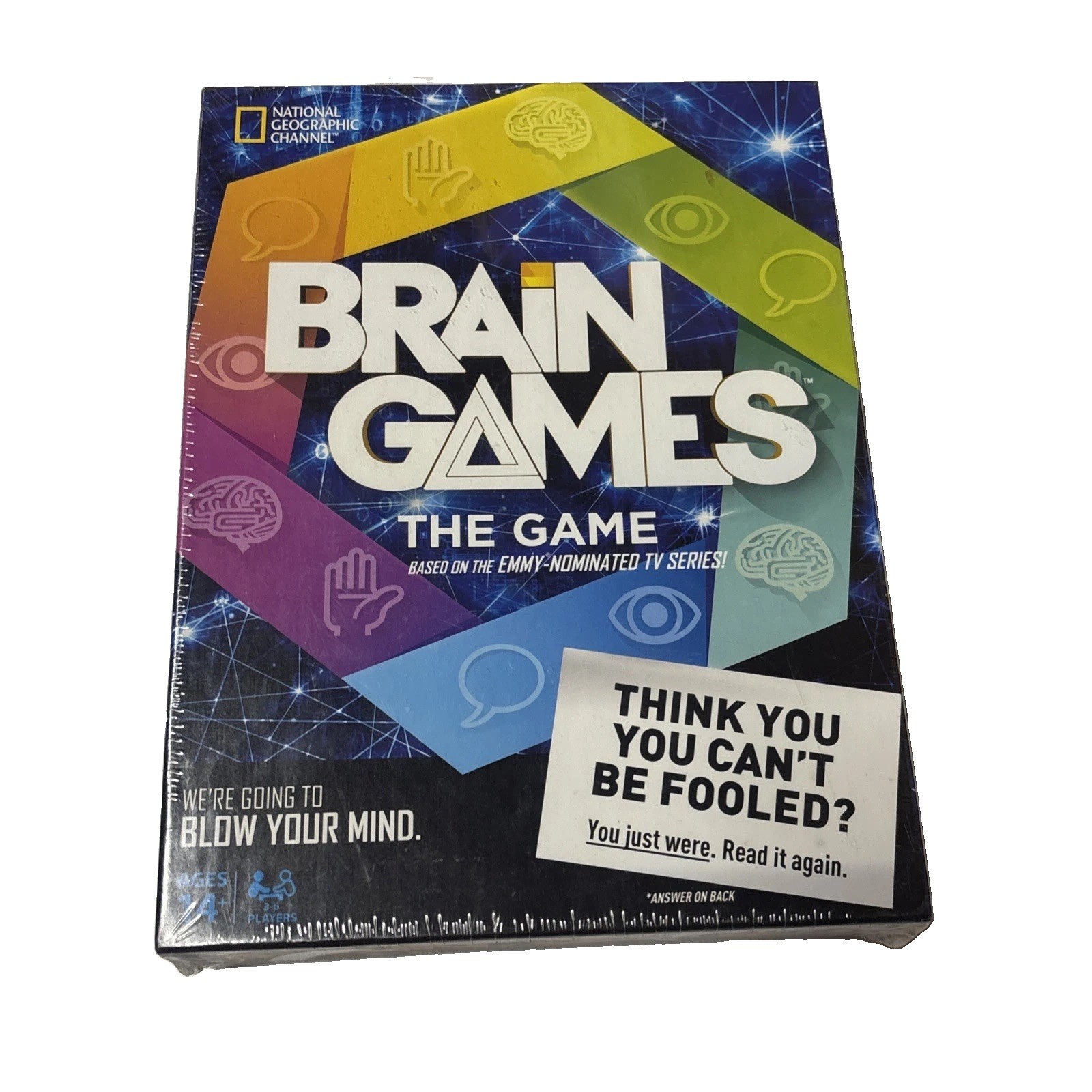 Brain Games The Game National Geographic Channel Ages 14+ 3-6 Players