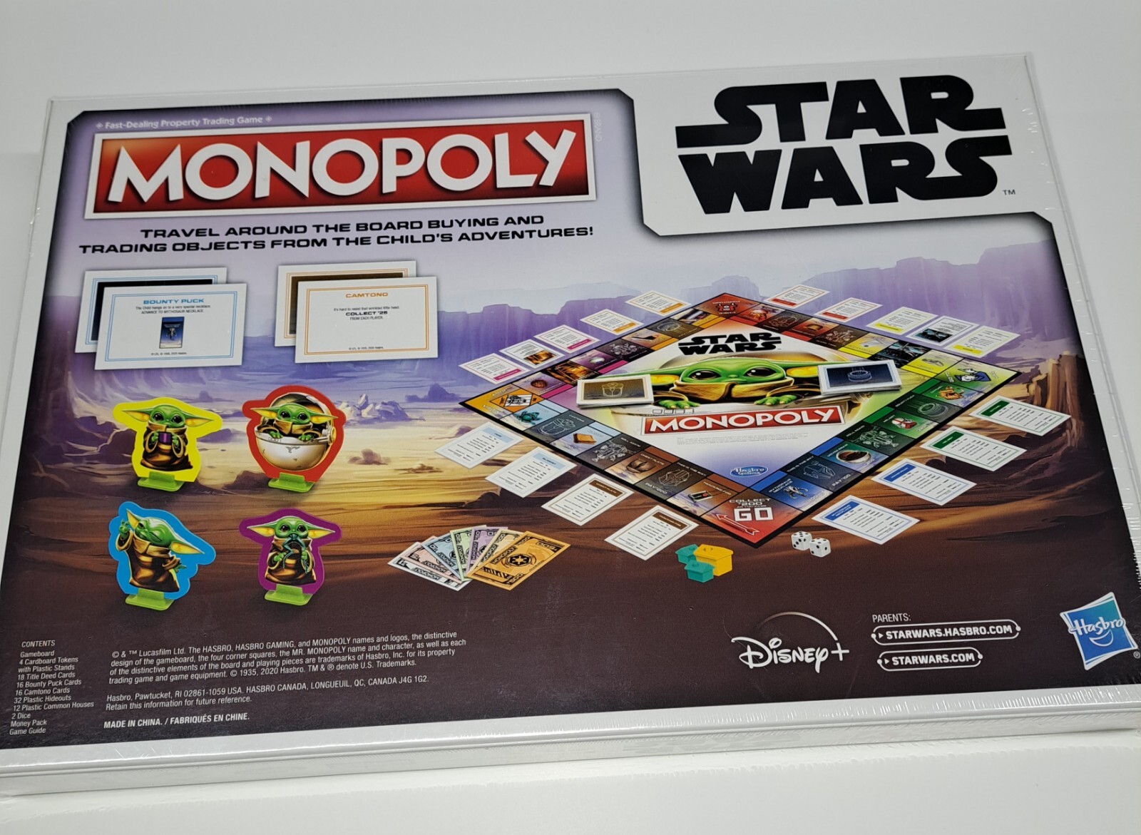Star Wars The Mandalorian The Child Edition Monopoly Game (New) Baby Yoda Grogu