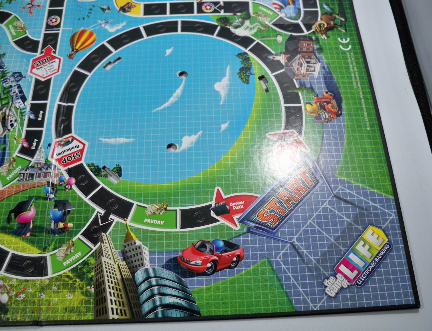 Game Of Life Electronic Banking Edition Hasbro 2013 Works Missing 1 Pink Peg
