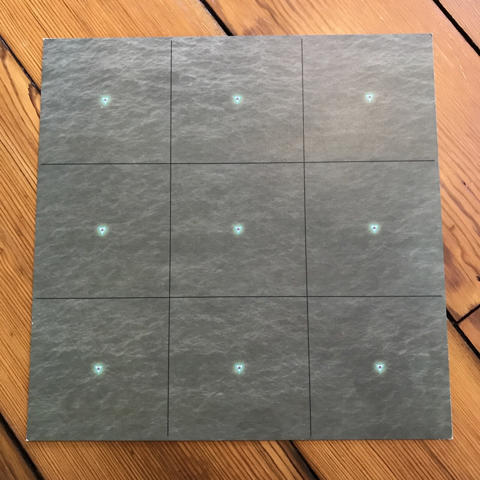 Set Lot 5 Dust Tactics 11” Ocean Sea Metal Landing Strips Game Boards