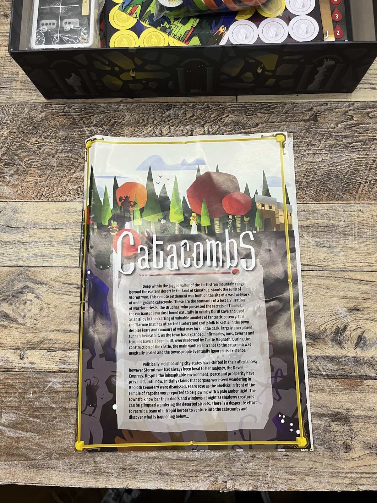 Catacombs 2019 Third Edition Kwanchai Moriya Elzra Corp 2-5 Players Incomplete