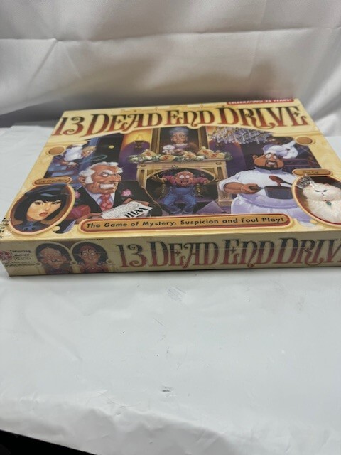 13 Dead End Drive Board Game Milton Bradley -Family Game Night Kids & Adults