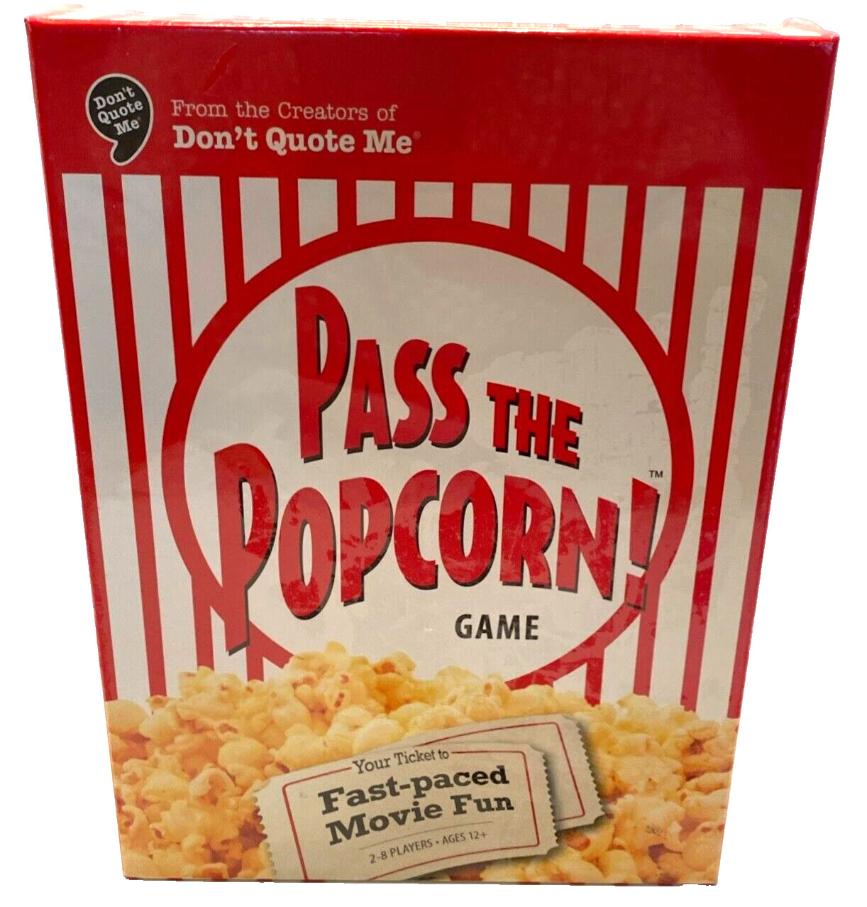 New! Pass the Popcorn Fast-Paced Movie Fun Game