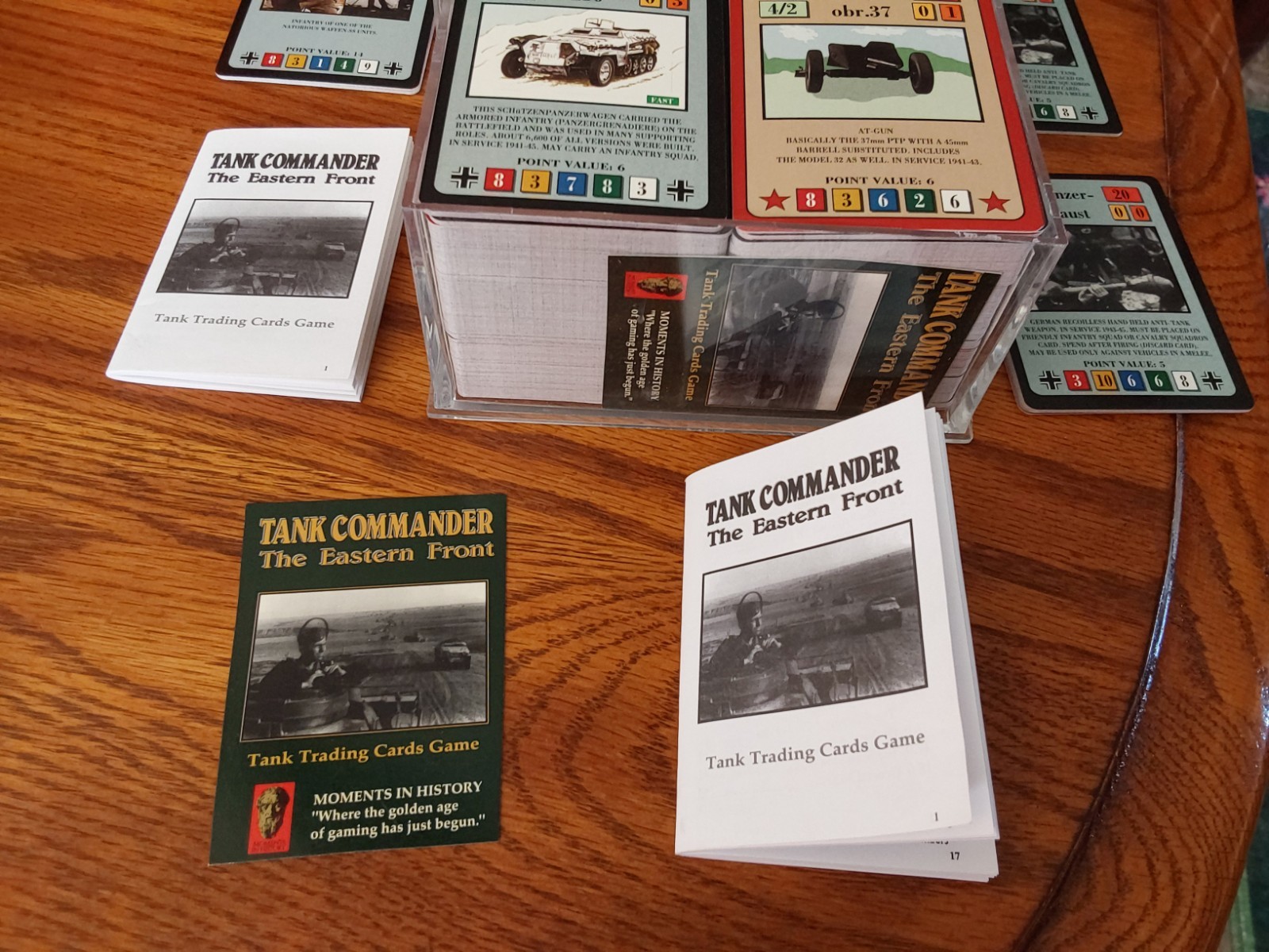 Moments In History Tank Commander: Eastern Front TCG Lot – TANKS/WW II Card Game
