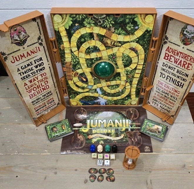 Jumanji Deluxe Electronic Board Game Adventure Game Spin Master – Tested Works*