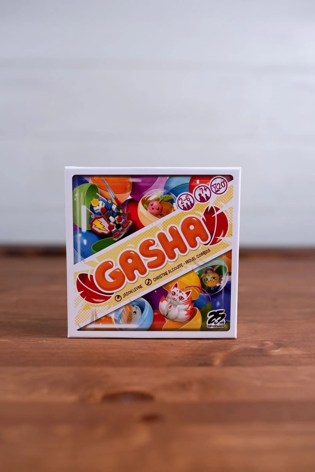 Gasha Family Card Game for 2 to 6 Players Collect Gashapons to Create Sets