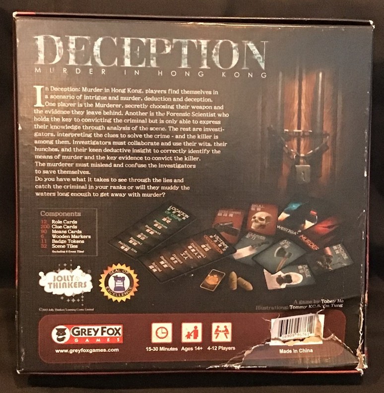 Deception Murder in Hong Kong ~ Base and Undercover Allies Expansion ~ OEJ