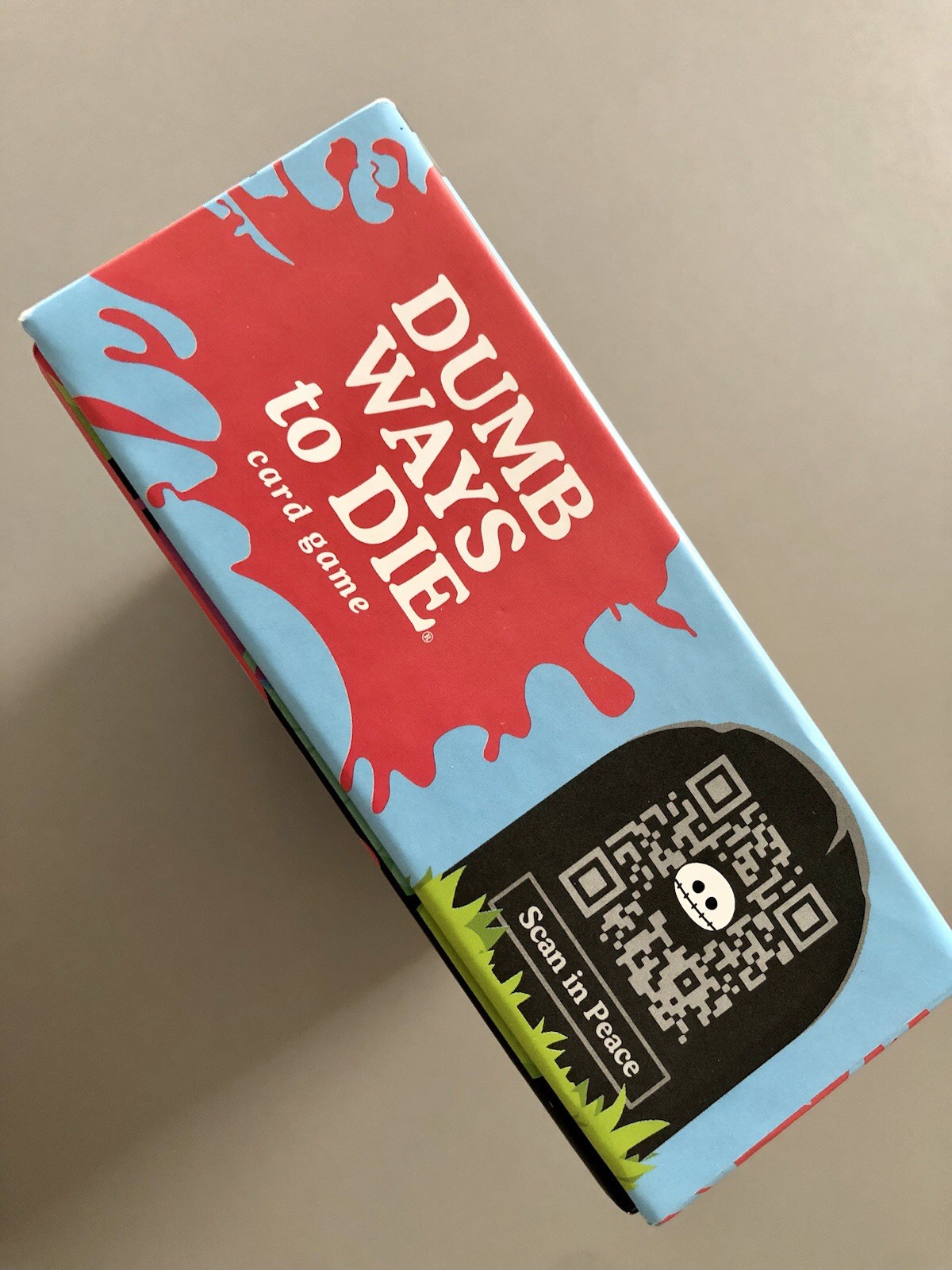 DUMB WAYS TO DIE board game card Game Night cards against humanity