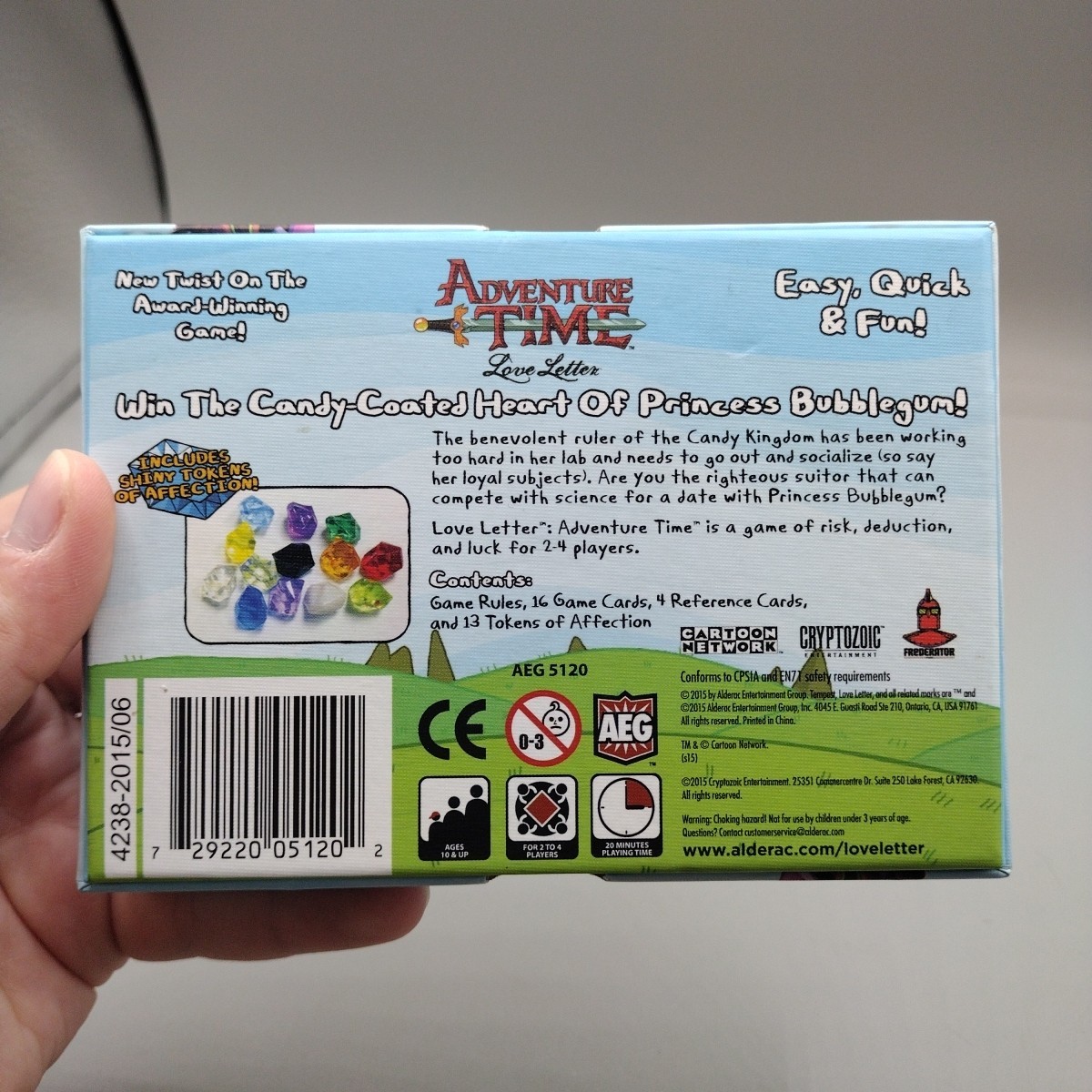 Love Letter Adventure Time Boxed Edition Complete Steve Jackson OOP Sealed Cards