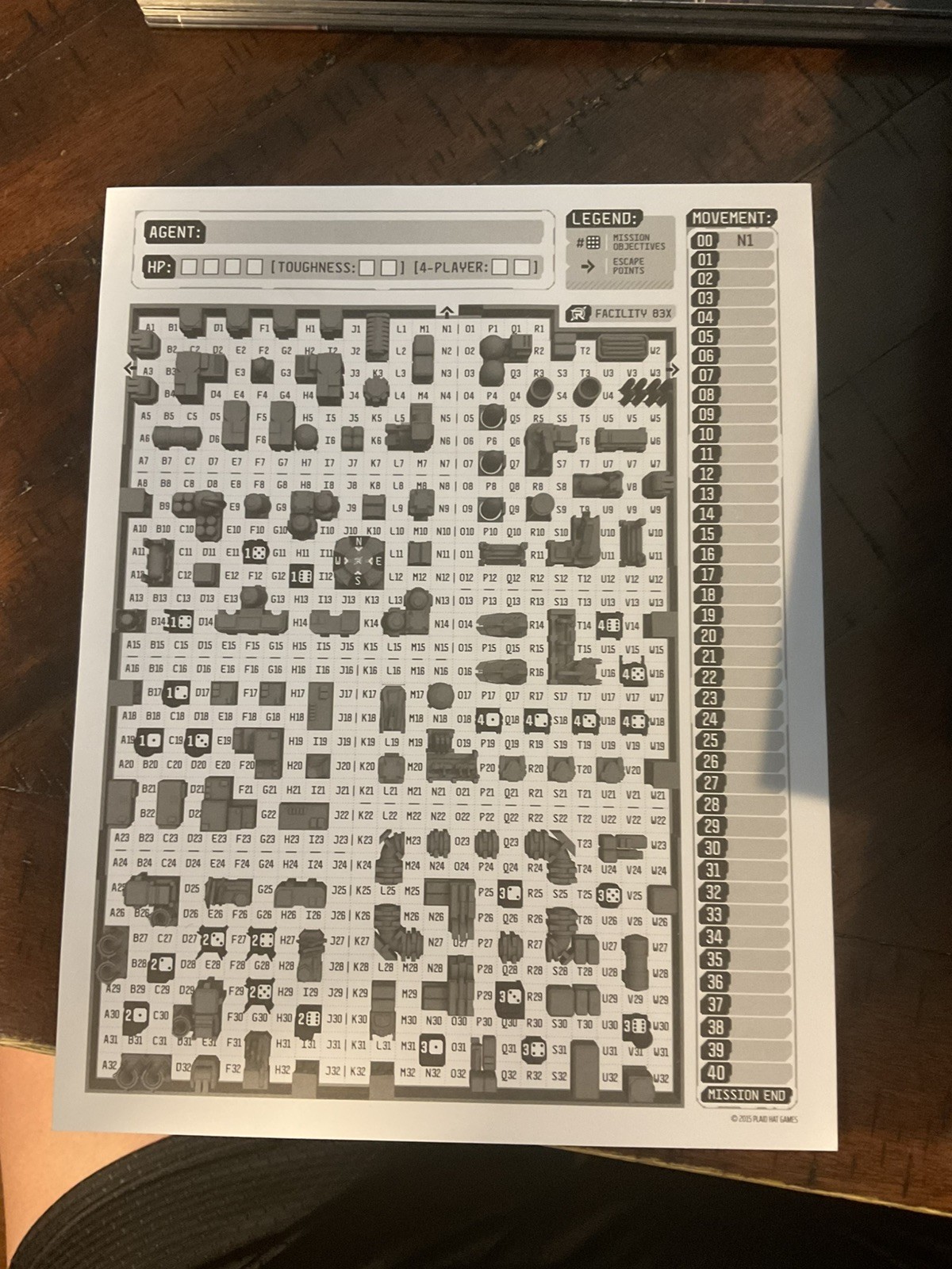 Specter Ops Board Game -Complete, VGC- Plaid Hat Games