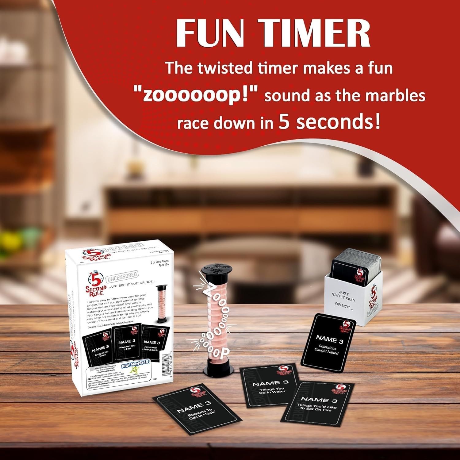 5 Second Uncensored Card Game – Perfect for Unforgettable Adult Gatherings