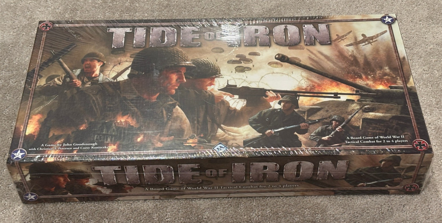 Tide of Iron World War 2 Board Game – Fantasy Flight Games – FFG – SEALED