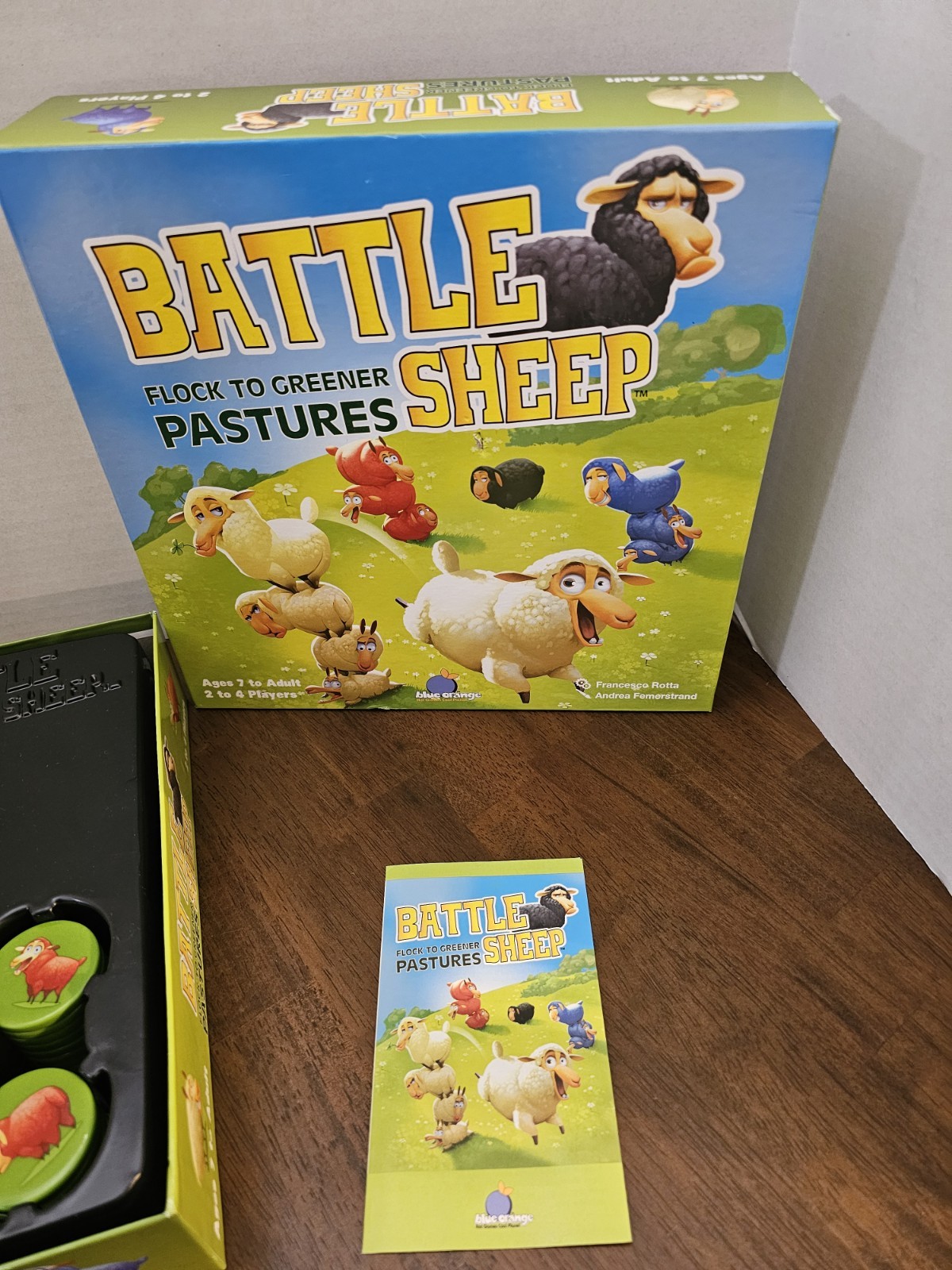 Battle Sheep Flock to Greener Pastures Game Complete! EUC! Award Winner Game