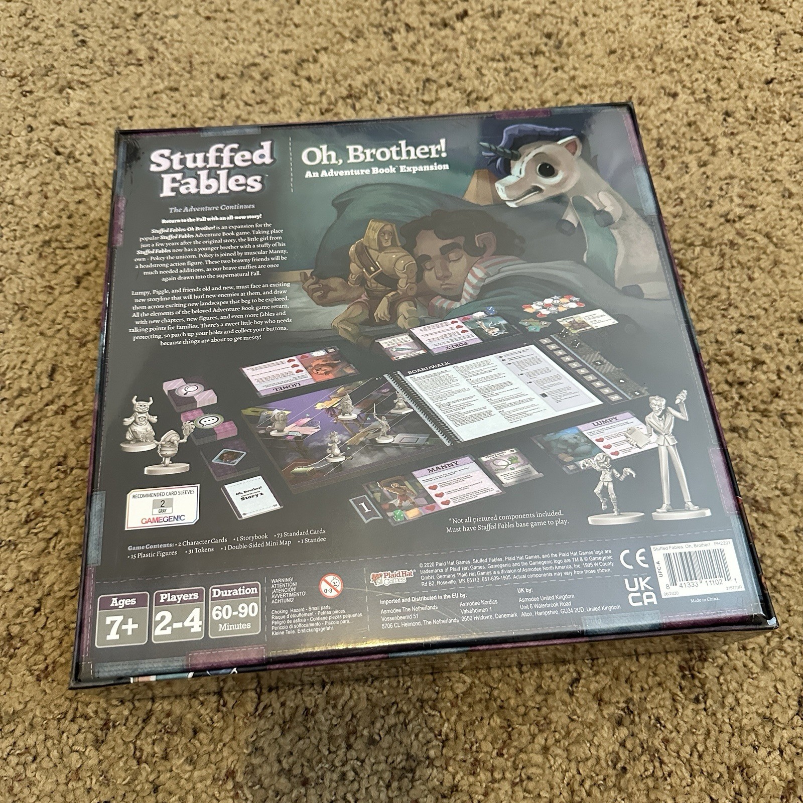 Stuffed Fables Oh Brother Expansion Board Game Plaid Hat Games New Sealed