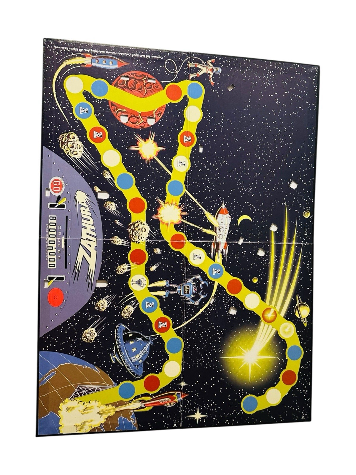 ZATHURA ADVENTURE IS WAITING BOARD GAME 2005 Pressman No 4505 Collectible WORKS!