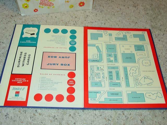 Avalon Hill 1961 : VERDICT II game – Now You are a Lawyer in Courtroom Cases
