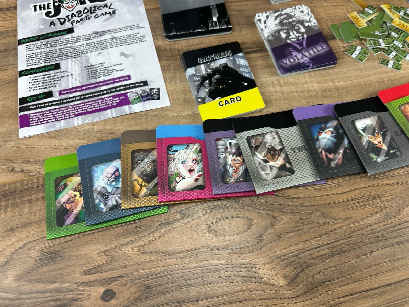 DC Comics The Joker A Diabolical Party Game 100% Complete Batman
