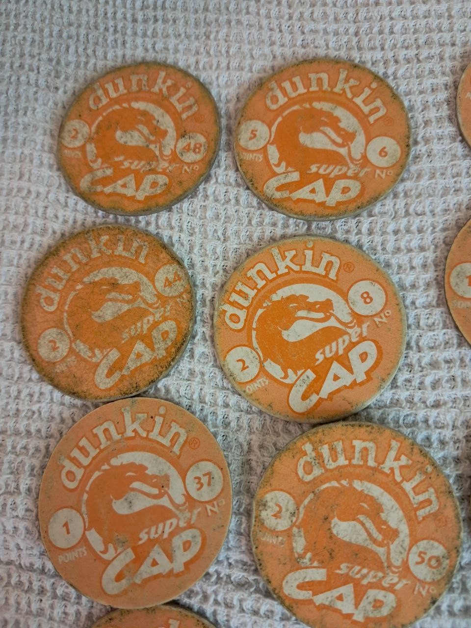 1995 Mortal Kombat Dunkin Super Cap Tazos Caps Chip Chips Vintage