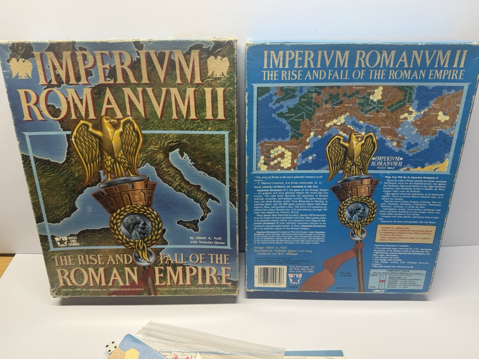 Imperium Romanum II: The Rise and Fall of the Roman Empire West End Games 1985