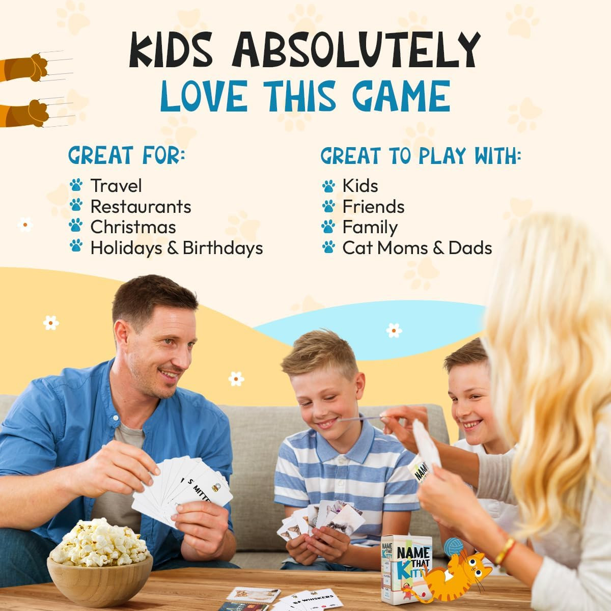 Name that Kitty – Fun Cat Game for Kids That’s Great for Family Game Night | 100