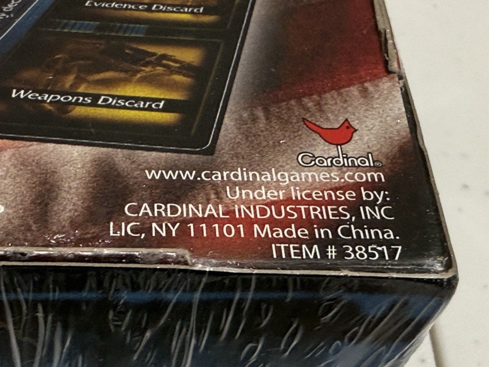 Law & Order Detective Game Cardinal Games 2-4 players ages 13+ TV Show