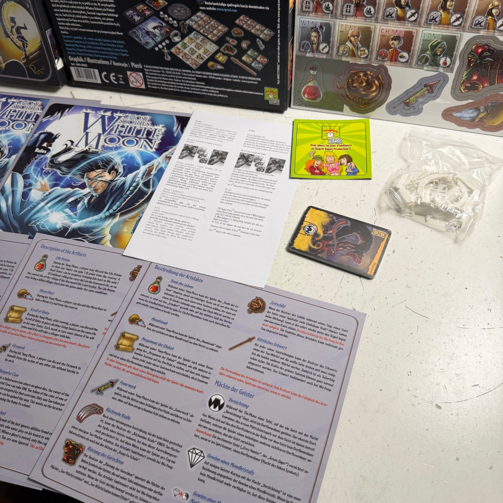 Ghost Stories: White Moon Repos Production Cooperative Board Game Expansion