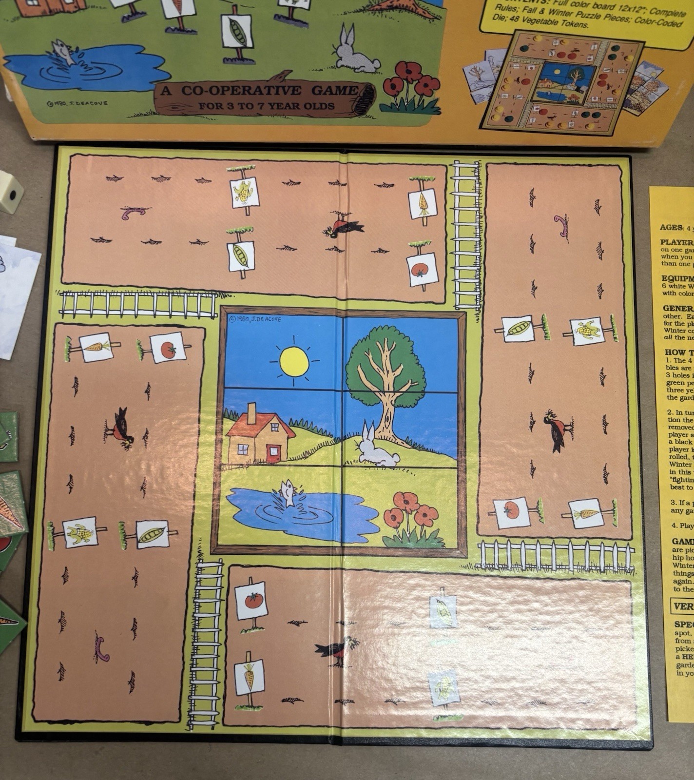 VTG HARVEST TIME Cooperative Game for 3-7 Year Olds-Family Pastimes-RARE