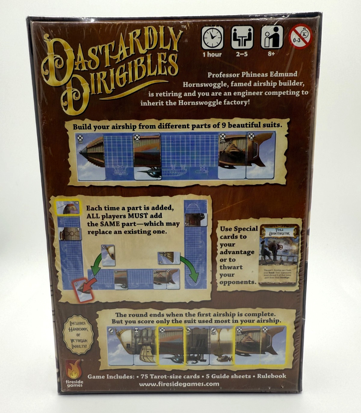 Dastardly Dirigibles: The Steampunk Airship Building Card Game