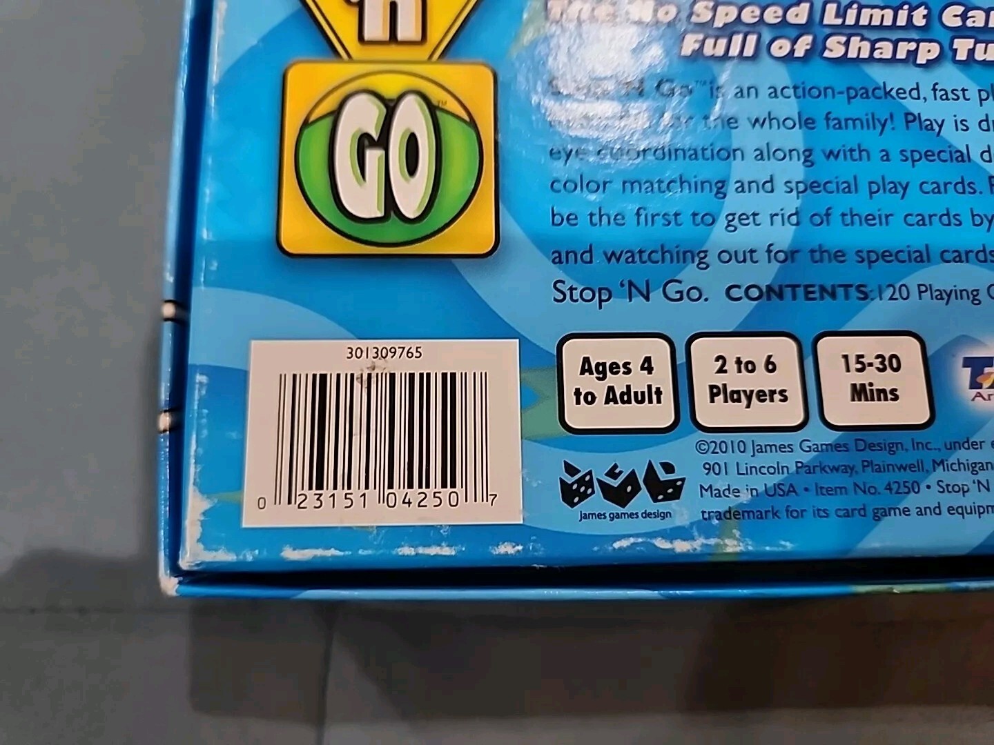 Stop ‘N Go Game Children’s Fast Fun Card Game Racing Hand-Eye Coordination