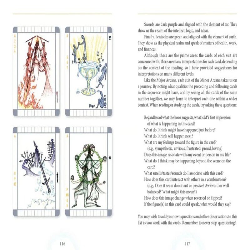 The Transparent Tarot 2nd Edition | Cards for Meditation & Spiritual Reading New