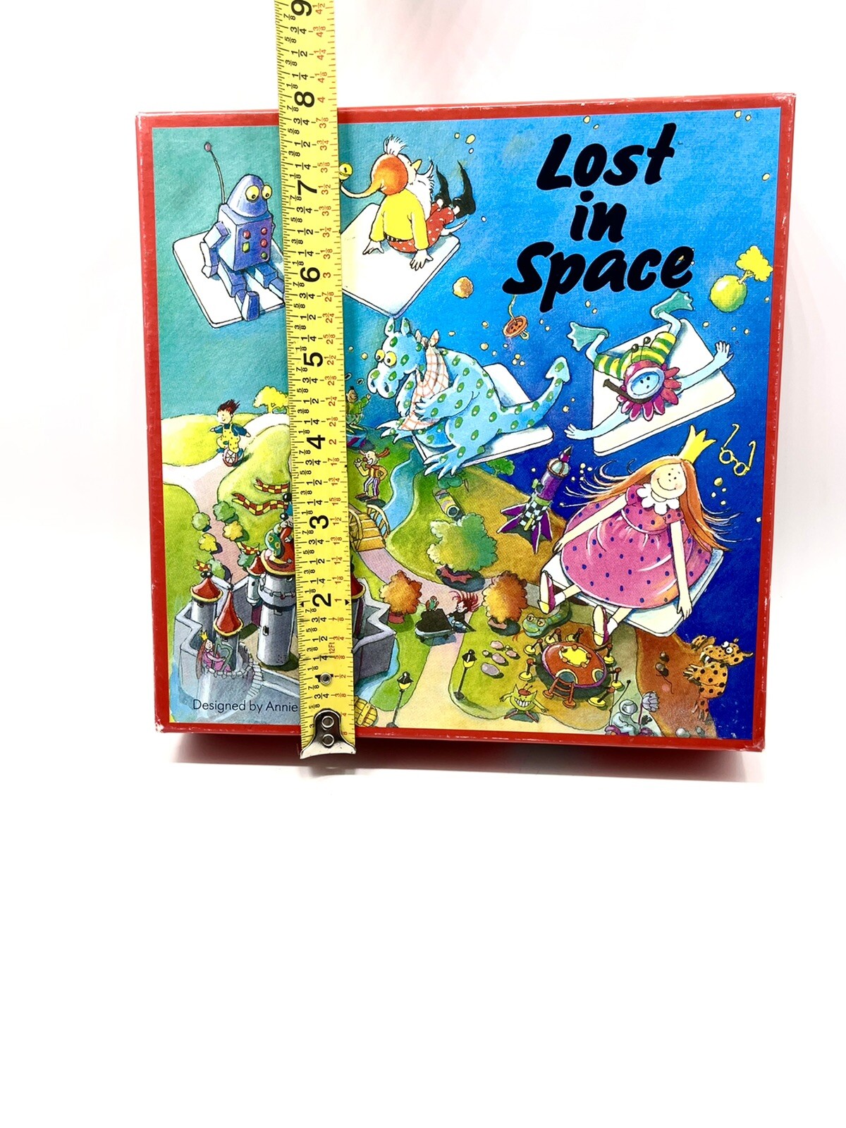 Lost in Space Vintage Board Game, Square box 8”x8” M Twinn 1987 Annie Kubler