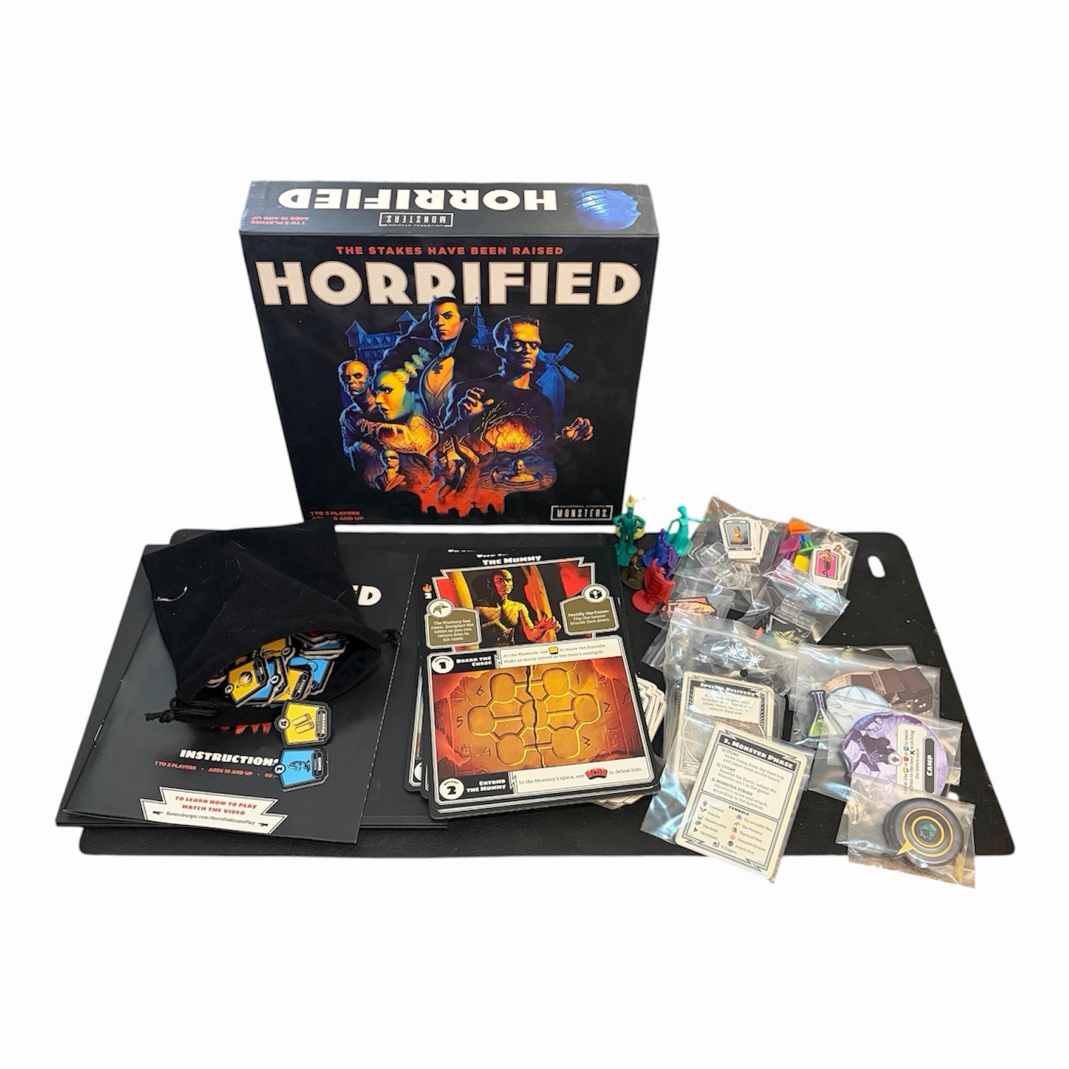 Horrified: Universal Studios Monsters Board Game – Box Tear See Photos