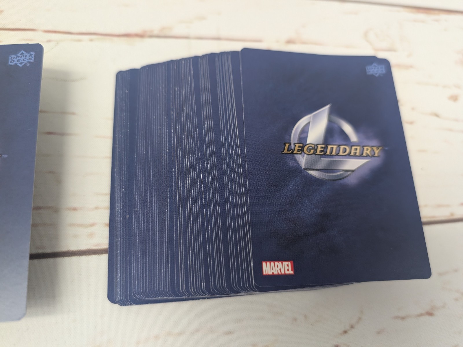 Legendary Marvel Paint The Town Red Upper Deck Board Game No Box Complete