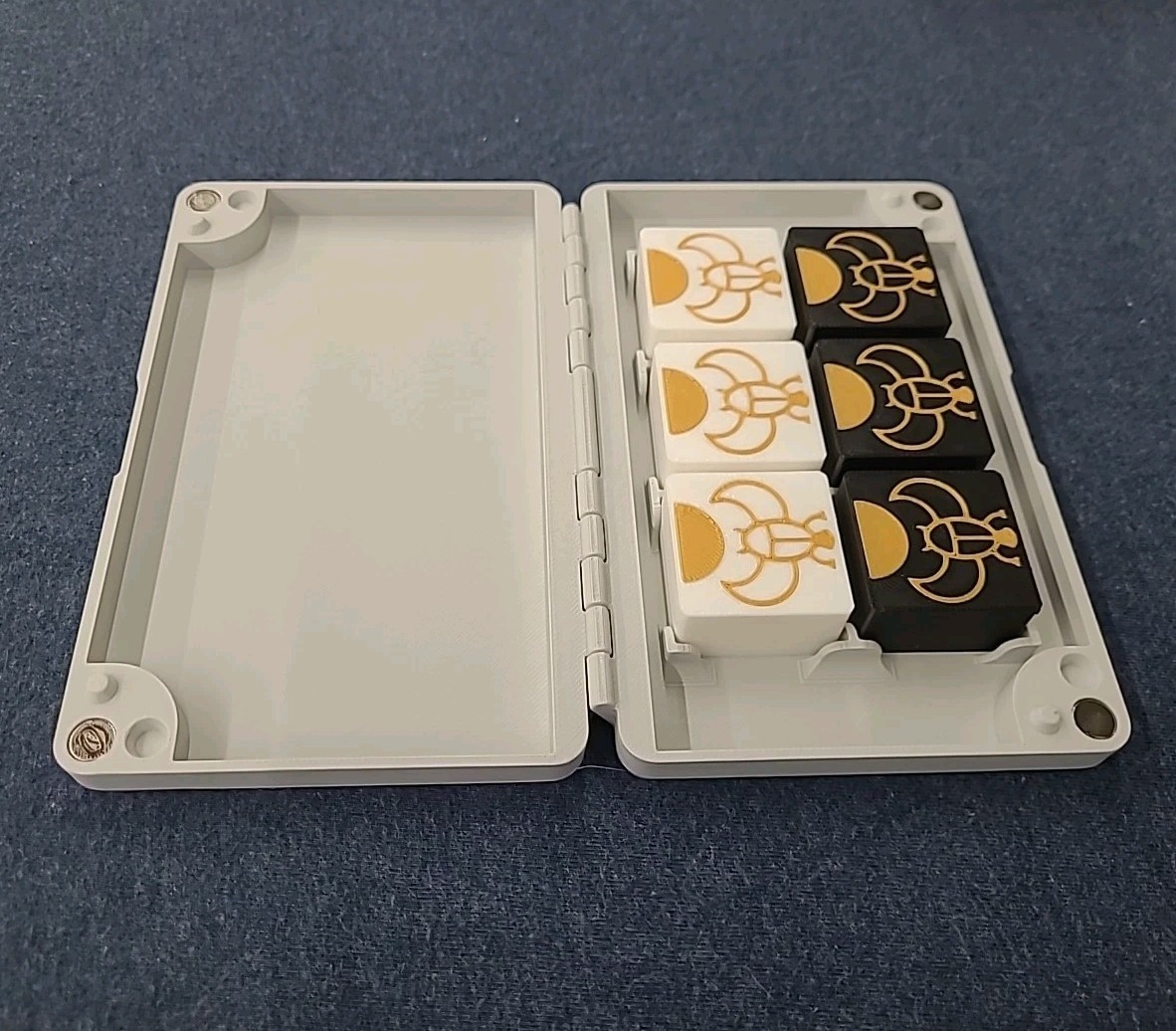Duat 2 Player Abstract Puzzle Strategy Game – 3d Printed
