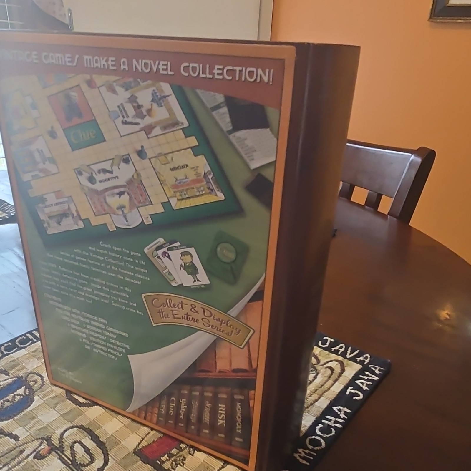 Parker Brothers Clue Wooden Box Edition Complete Board Game Wood Case Vintage