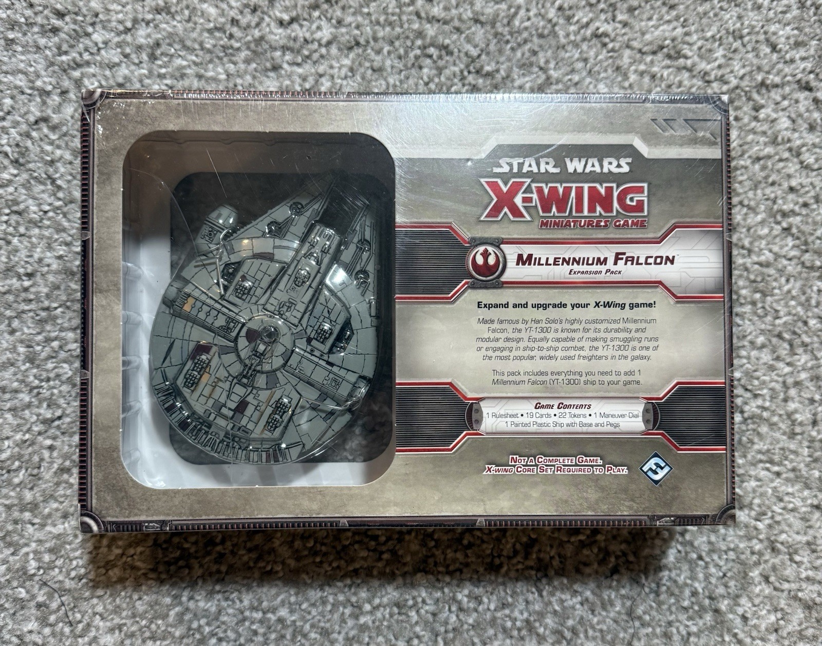 Star Wars X-Wing: Miniatures Game- Millennium Falcon Expansion Pack NEW SEALED